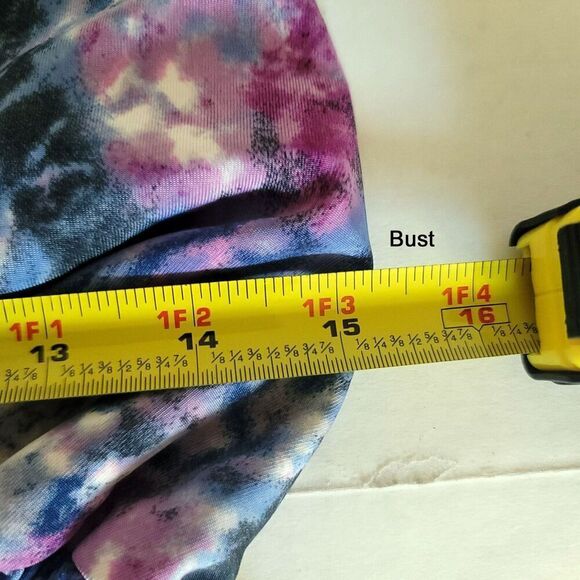 Cynthia Rowley Blue Purple Front Wrap Maxi Dress Size M - Picture 5 of 7